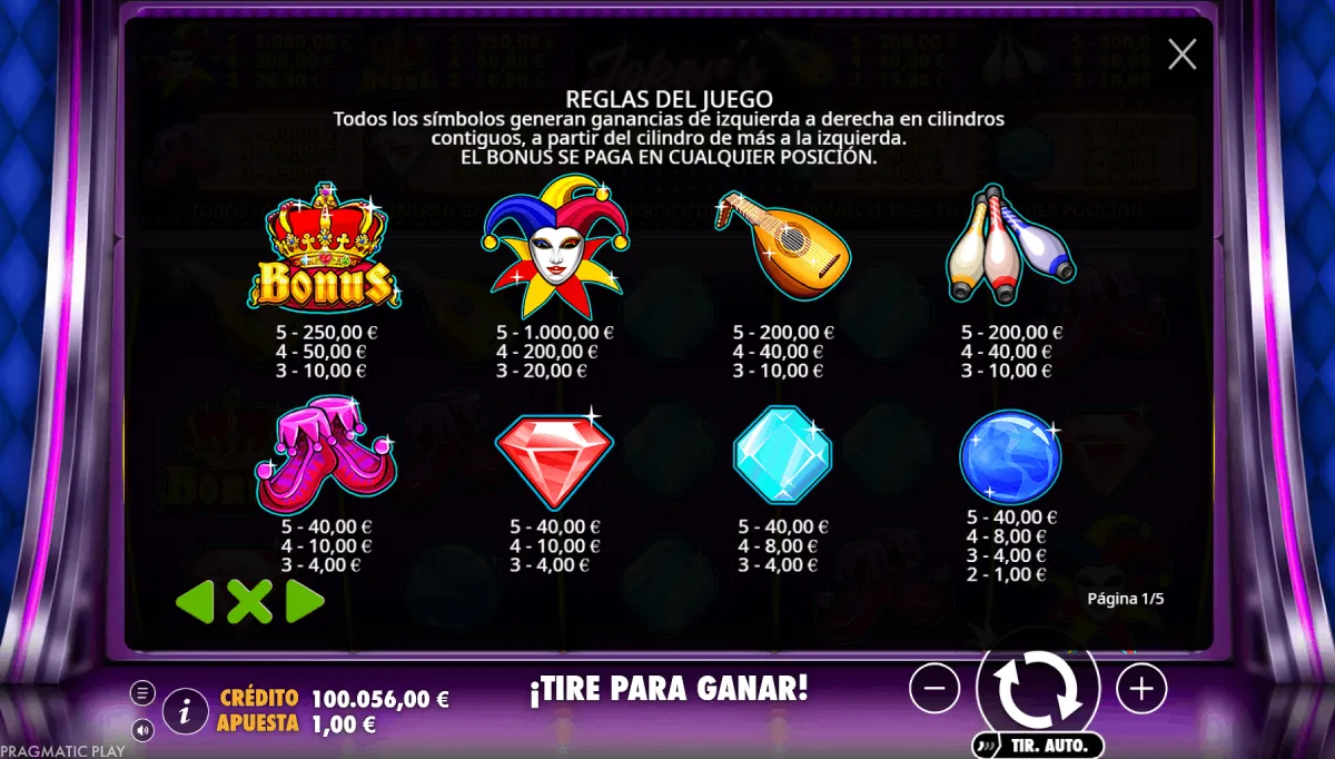 Joker jewels slot online